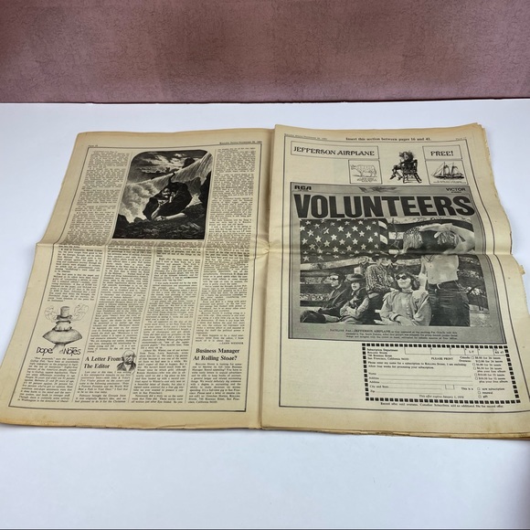 Vintage Rolling Stone Magazine Bob Dylan November 29, 1969 Music Art History - Picture 4 of 5